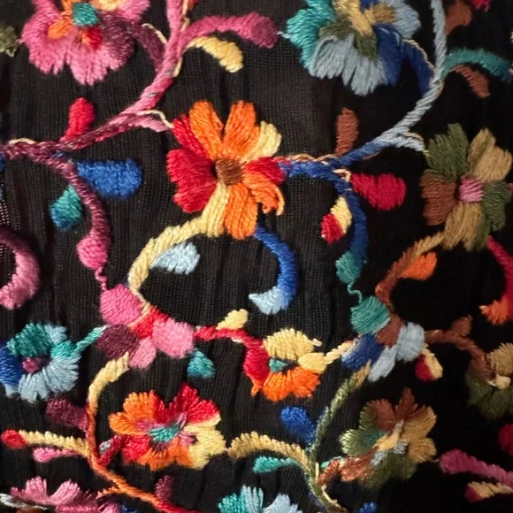 🌸 Vintage 1971 Golo Embroidered Boots – Museum Piece The Met Costume institute - Picture 9 of 15